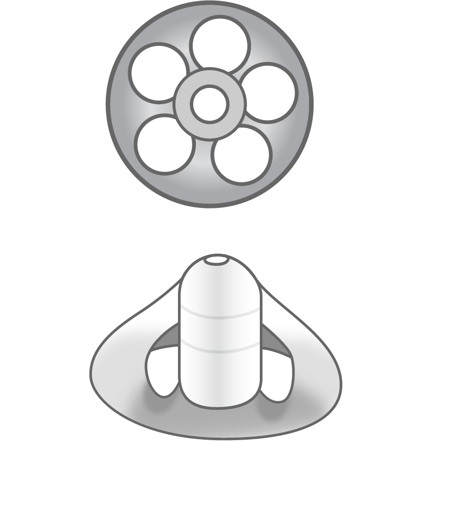 LifeTip Domes - Open, 10 mm