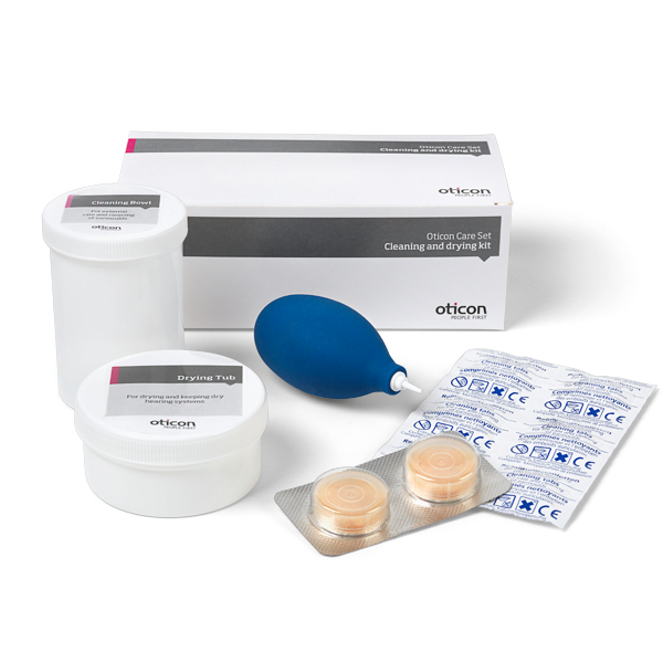 Oticon Care Set: Rense- og Tørkesett