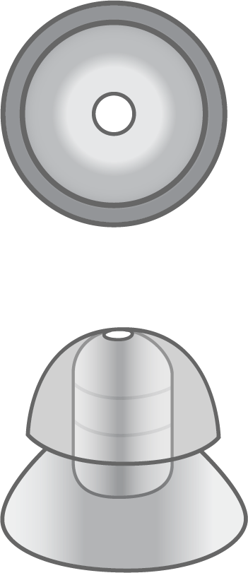 LifeTip Domes - Double, 8/10 mm
