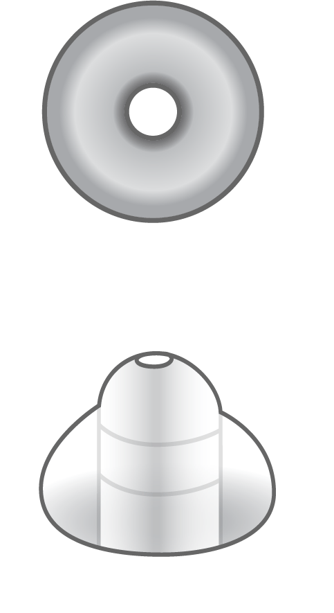 LifeTip Domes - Closed, 8 mm