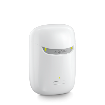 Signia Styletto X Charger closed