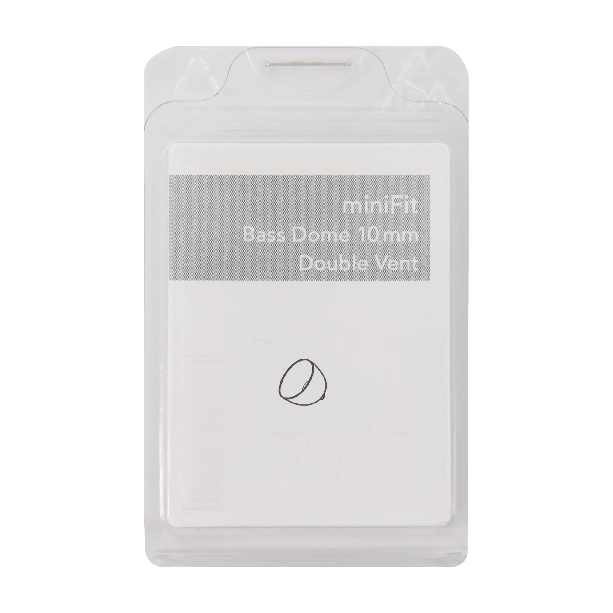 Bernafon MiniFit Bass Dome Double Vent 10 mm