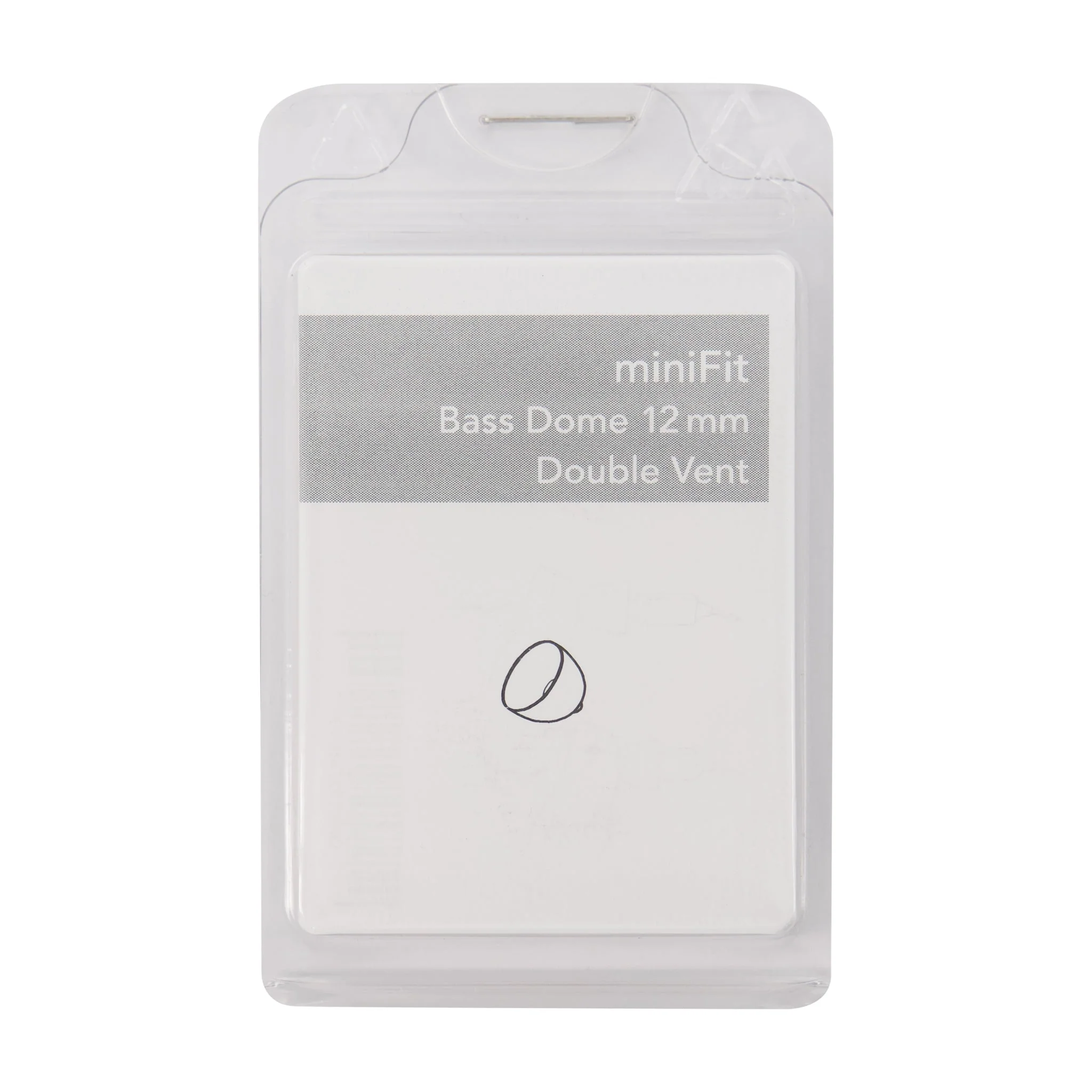 Bernafon MiniFit Bass Dome Double Vent 12 mm